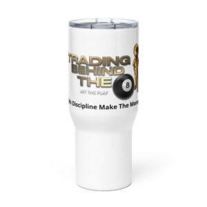 Travel mug with a handle